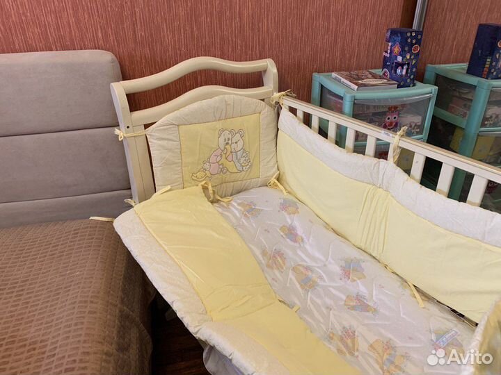 Бортики в детскую кроватку