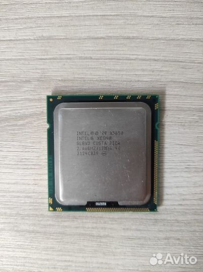 Процессор Intel Xeon X5650 2.66GHZ 1366