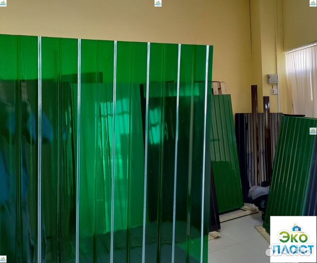 Профнастил пэт пластмассовый от 12 штук; с завода