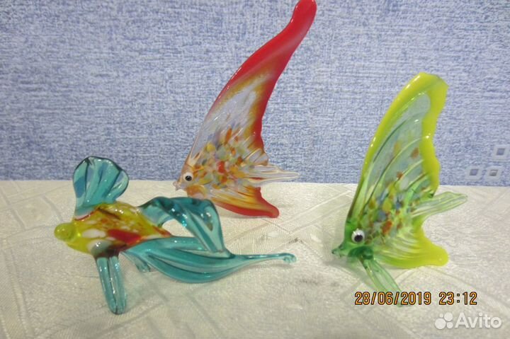 Стеклянные мини-фигурки 