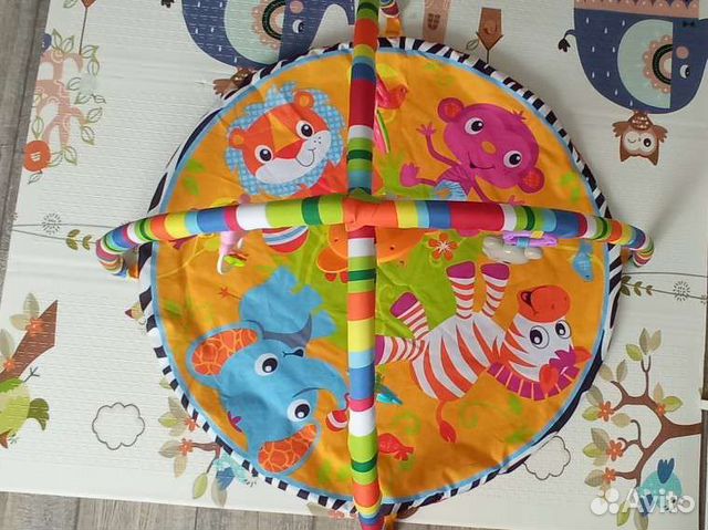 Развивающий коврик игровой с дугами