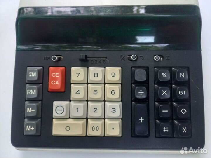 Калькулятор Silver Reed 121 TPD ретро