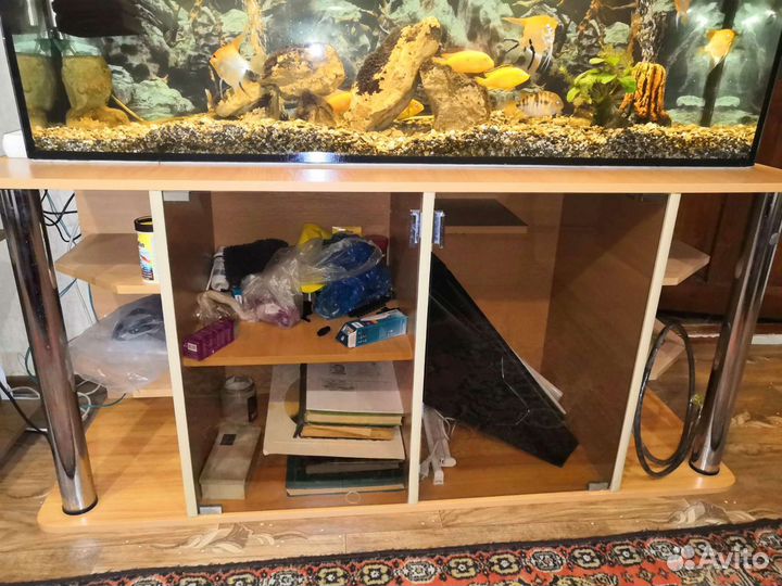 Аквариум 200 л с тумбой