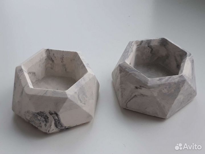 Кашпо из гипса