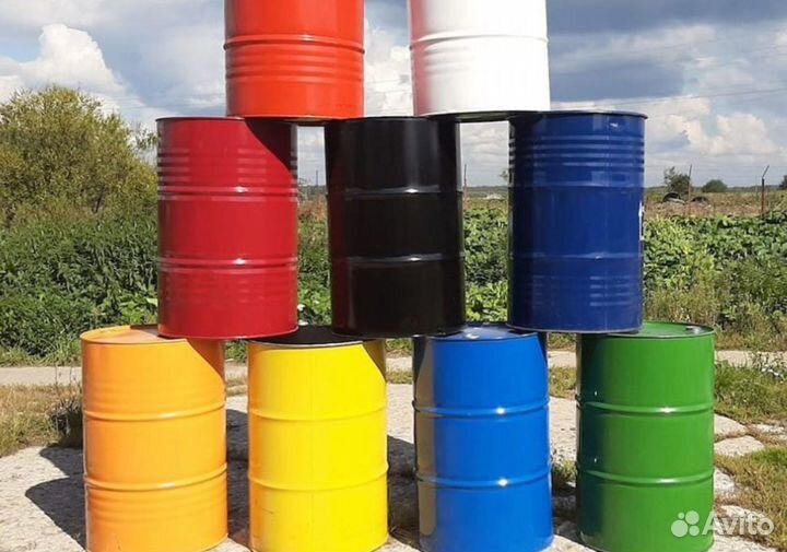 Бочка металлическая 200л из под масла