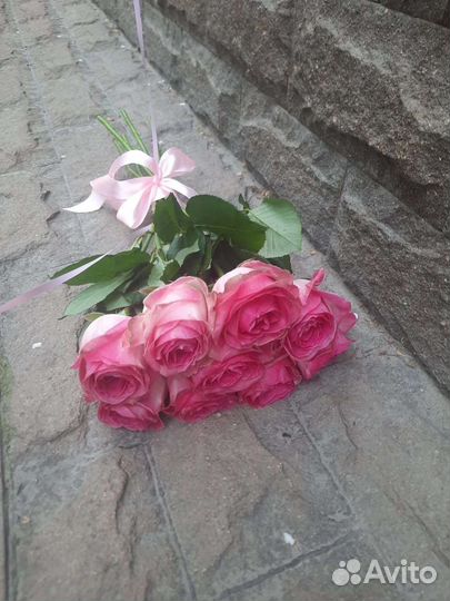 Цветы розы букет