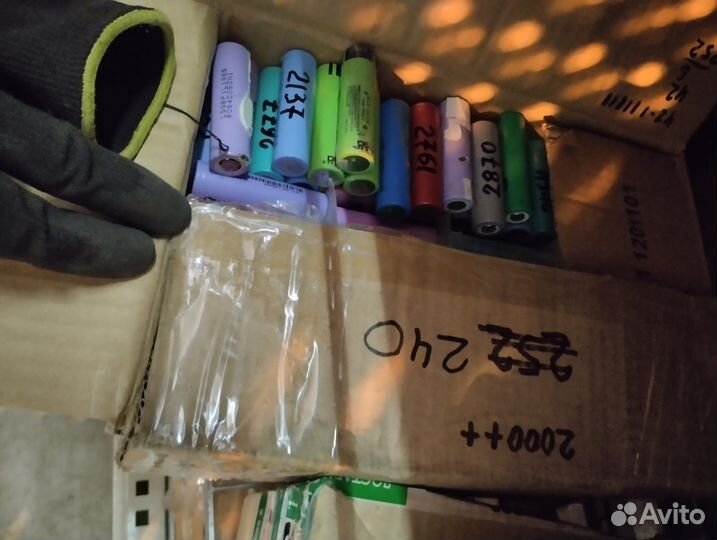 Новые литий ионные акб 18650 мелким оптом