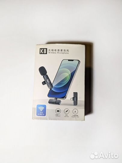 Петличный микрофон K8 Type-C Wireless Microphone