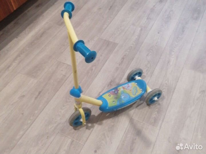 Самокат детский трехколесный бу