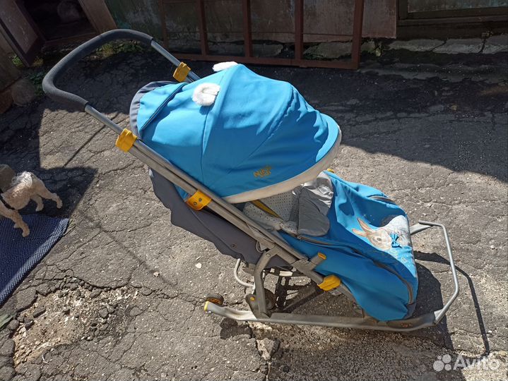 Зимние санки - коляска детские Nika