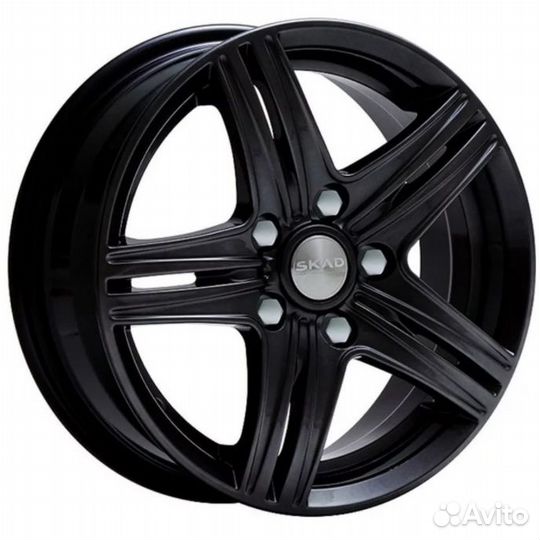 Диски Скад Сити 6x15 4*100 ET39 DIA67.1 Черный бархат Литой