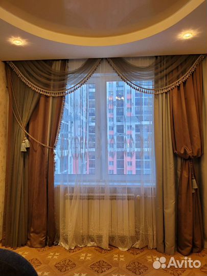 Шторы и тюль в комплекте