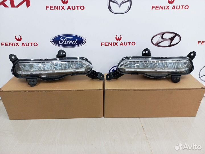 Ходовые огни KIA RIO 4 диодные 17-20 год