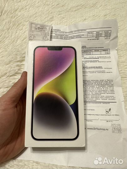 iPhone 14 plus 128gb новый все цвета