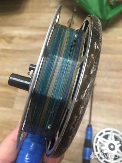 Удочки зимние на судака, оснащенные