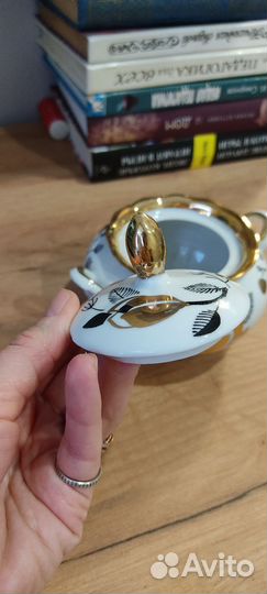 Чайный кофейный сервиз Золотая роза Вербилки