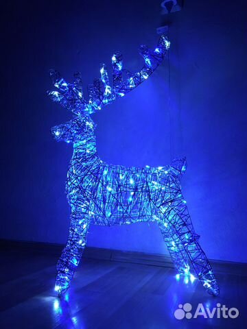 Новогодний Олень светящийся