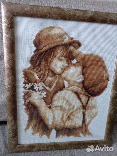 Картина вышитая крестом