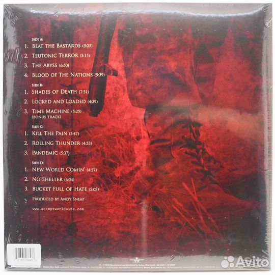 Виниловая пластинка Accept - Blood Of The Nations