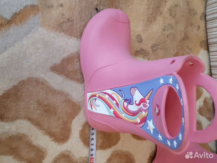 Резиновые сапожки Crocs для девочки
