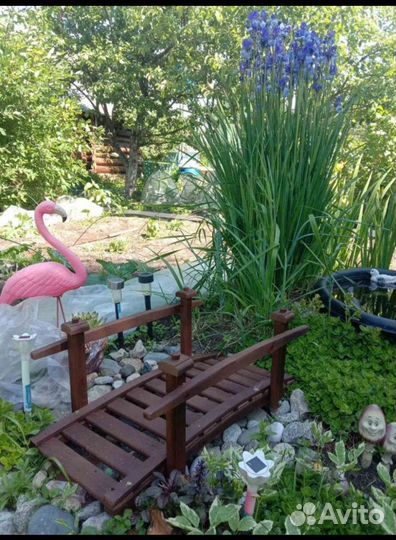 Мостик декоративный из дерева крашеный/ некрашеный