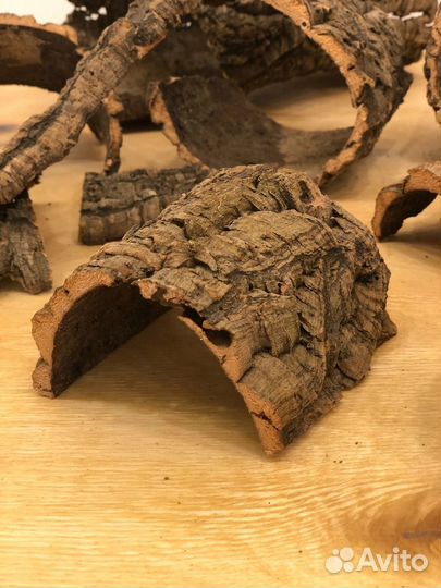 Кора пробкового дуба укрытие для пауков/рептилий