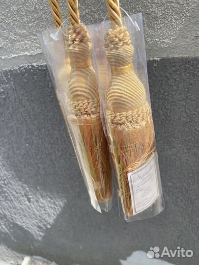 Подхваты золотые для шторы