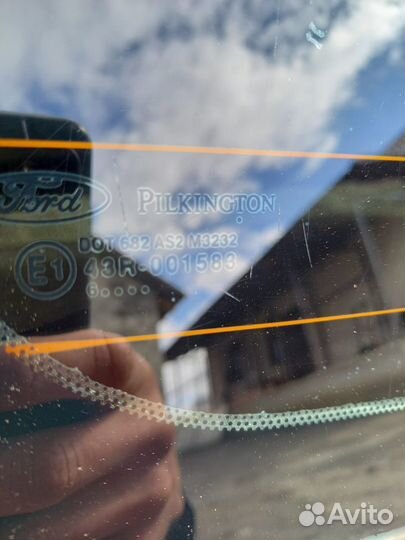 Стекло заднее Ford Fiesta MK5