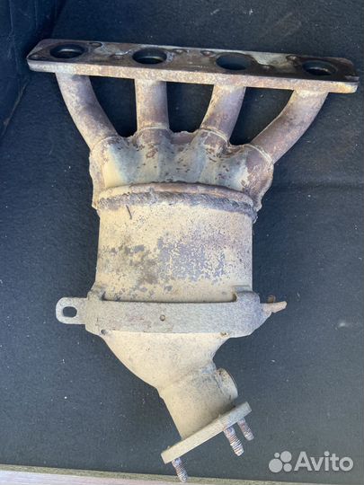 Выпускной коллектор на priora