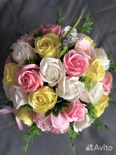 Букет. Цветы мыльные