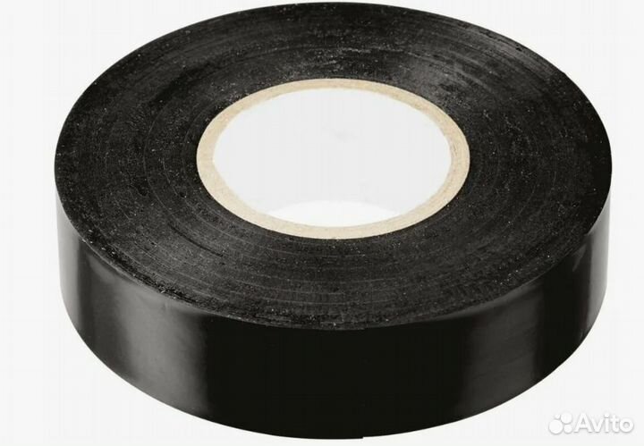 Изолента пвх 19мм х25 см черная (160) (10)