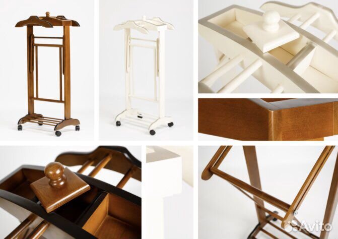 Вешалка напольная деревянная