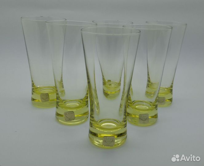 Стаканы СССР цветное стекло в родной коробке