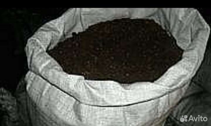 Конский перегной В мешках чернозём