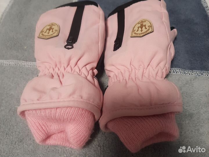 Варежки для девочки 2 - 3 года