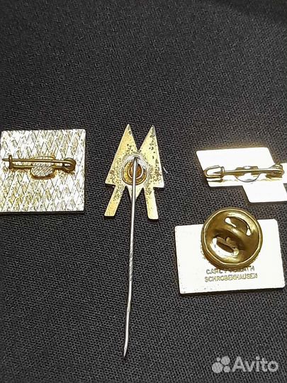 Редкие значки с Лейпцигской ярмарки гдр, 7шт