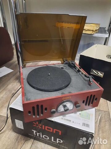Проигрыватель винила ion trio lp