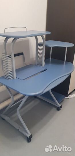 Стол компьютерный Buro DL-082LCD/Blue