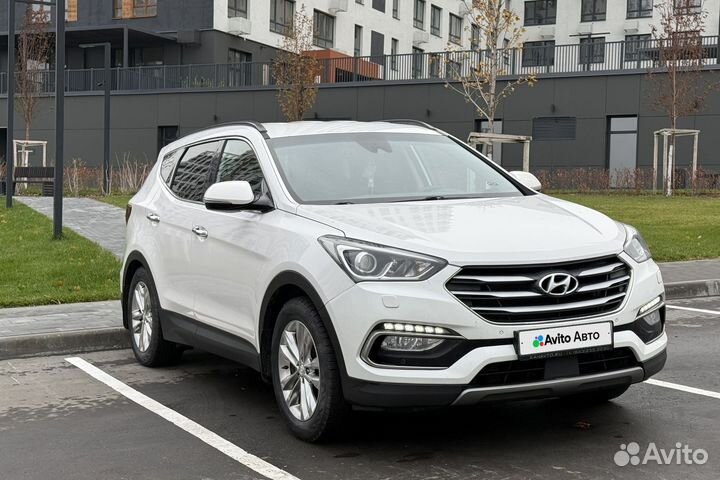Hyundai Santa Fe 2.4 AT, 2017, 89 158 км