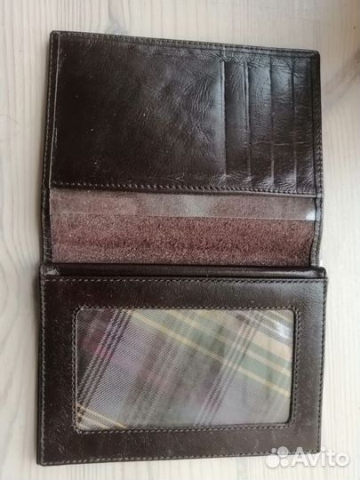 Обложка для автодокументов натуральная кожа