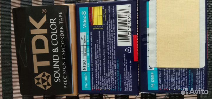 Кассеты для видеокамеры