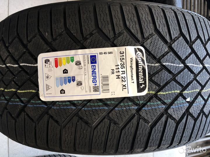 Continental ContiVikingContact 7 275/40 R22 и 315/35 R22