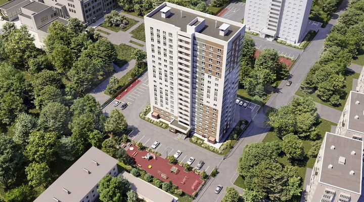 2-к. квартира, 63,9 м², 14/18 эт.