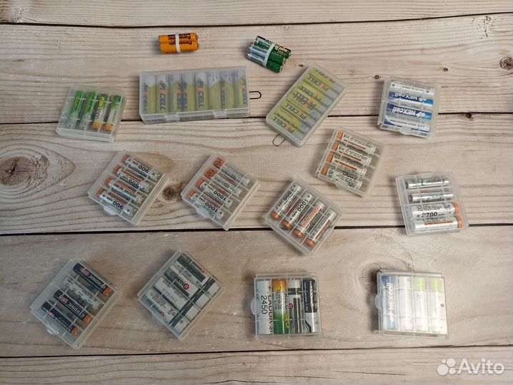 Пальчиковые AA и мизинчиковые AAA аккумуляторы