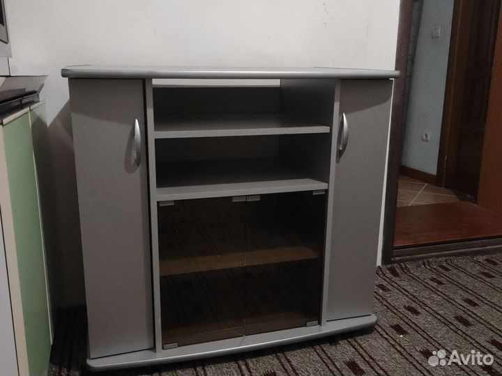 Тумба под телевизор серая