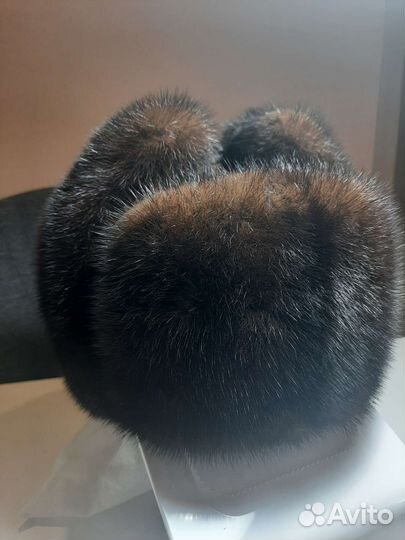 Норковая шапка мужская