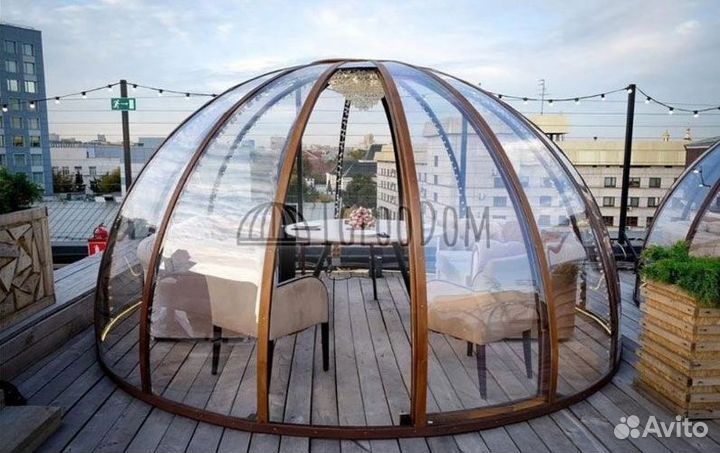 Купольная беседка для кафе, баз отдыха