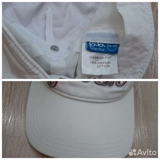 Кепка для девочки Button blue 54-56