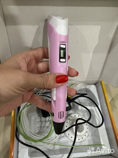 3D ручка розовая