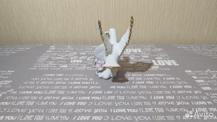 Статуэтка керамическая голуби пара